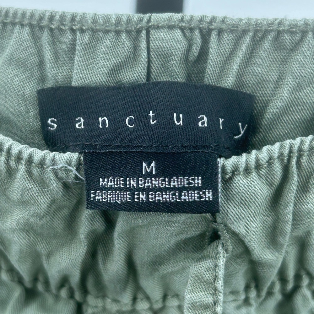 Sanctuary Lyocell Drawstring Utility Jogger Pants Olive Green Medium - Picture 5 of 9